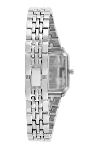 Metalen Quartz Horloge - Zilverkleurig en Wit