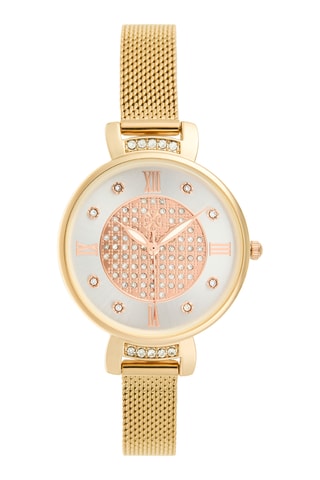 Legering Quartz Horloge - Goudkleurig en Zilverkleurig