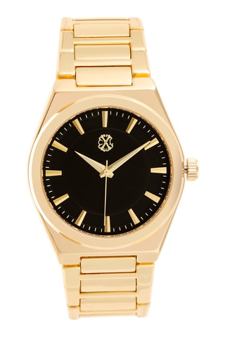 Legering Quartz Horloge - Goudkleurig en Zwart