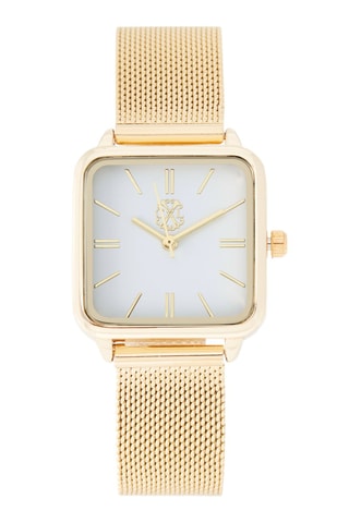 Legering Quartz Horloge Goudkleurig en Wit