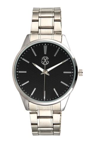 Legering Quartz Horloge - Zilverkleurig en Zwart