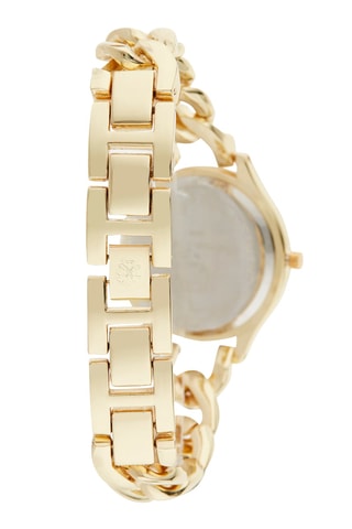 Legering Quartz Horloge Goudkleurig en Zwart