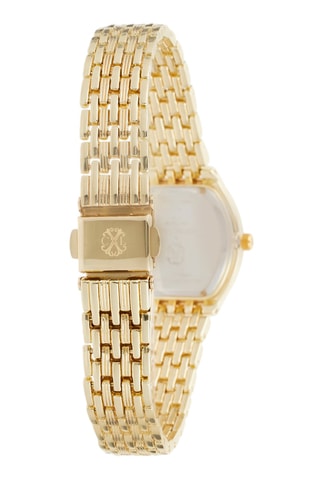 Legering Quartz Horloge Goudkleurig en Zwart
