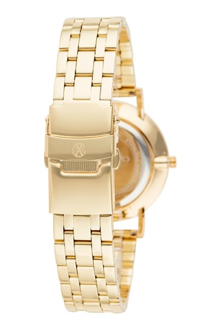 Legering Quartz Horloge Goudkleurig en Wit