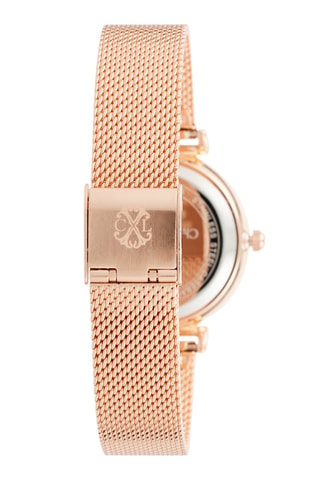 Set Legering Quartz Horloge en Armband Roségoudkleurig