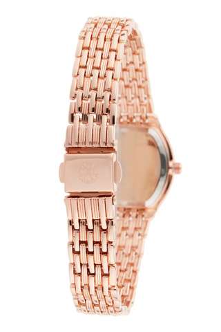 Legering Quartz Horloge Roségoudkleurig en Wit