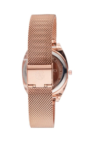 Roestvrijstalen Quartz Horloge - Roségoudkleurig