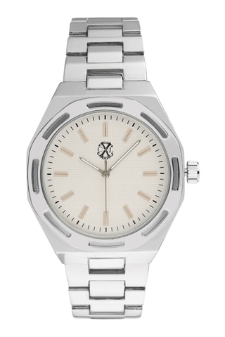 Legering Quartz Horloge - Zilverkleurig en Wit