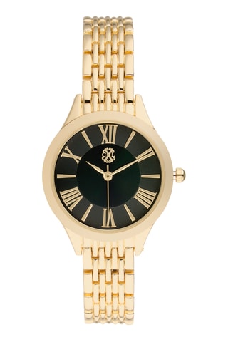 Legering Quartz Horloge - Goudkleurig en Zwart