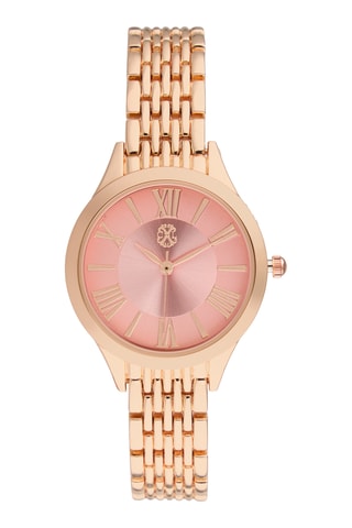 Legering Quartz Horloge - Goudkleurig en Roze