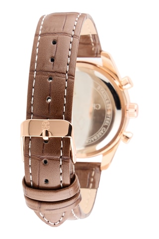 PU Quartz Horloge - Goudkleurig