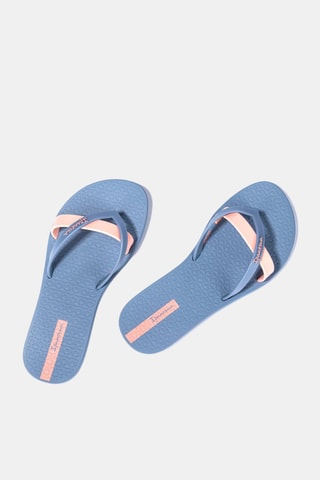 Tongs Ipanema Kirei -  Bleu cobalt et vieux rose