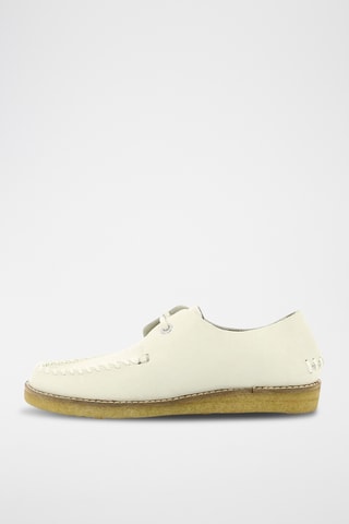 Derbys en cuir Monya - Ecru - Kickers