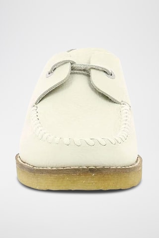 Derbys en cuir Monya - Ecru - Kickers