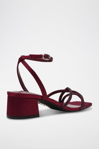 Sandales à talons Gabby - Bordeaux
