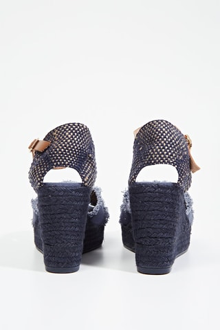 Sandales compensées Daishie - Bleu marine