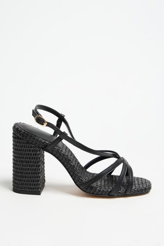 Sandales à talons - Noir - Cosmoparis
