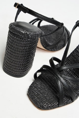 Sandales à talons - Noir - Cosmoparis