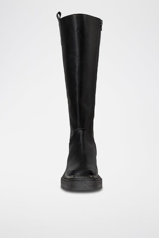 Bottes en cuir Constance - Noir