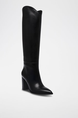 Bottes en cuir Bixby - Noir
