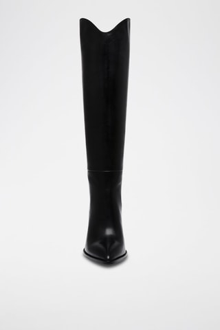 Bottes en cuir Bixby - Noir