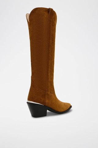 Bottes en nubuck Spiral - Marron