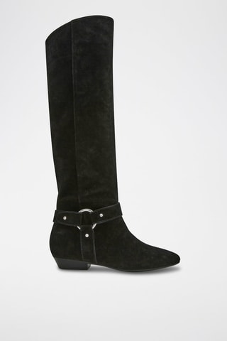 Bottes en nubuck Krosby - Noir