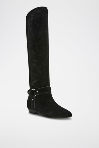 Bottes en nubuck Krosby - Noir