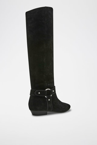 Bottes en nubuck Krosby - Noir
