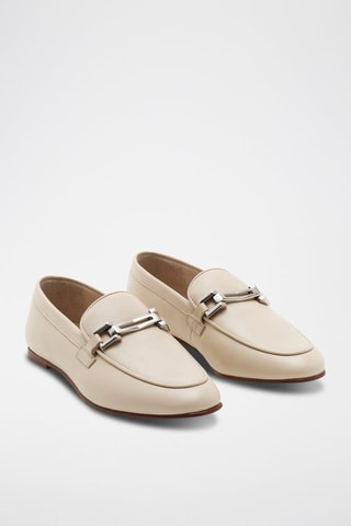Mocassins en cuir Johanna - Ecru