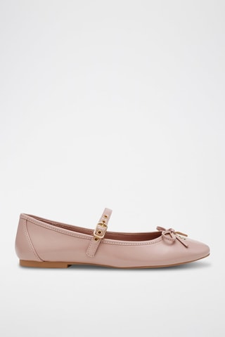 Ballerines en cuir Ceece - Vieux rose