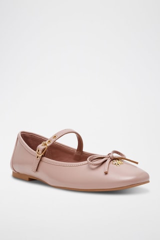 Ballerines en cuir Ceece - Vieux rose