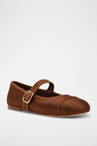Babies en velours Dory - Marron