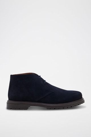 Boots en cuir Joao - Bleu marine