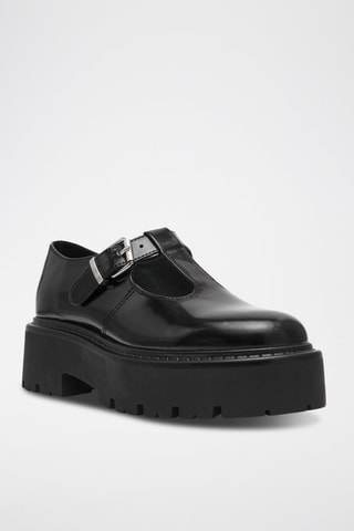 Salomés plateformes en cuir Oracle - Noir