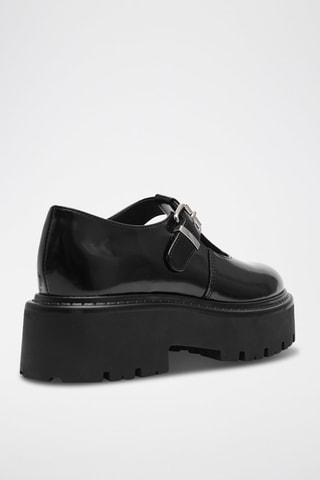Salomés plateformes en cuir Oracle - Noir