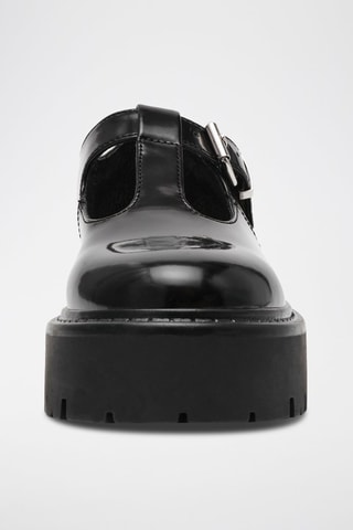 Salomés plateformes en cuir Oracle - Noir