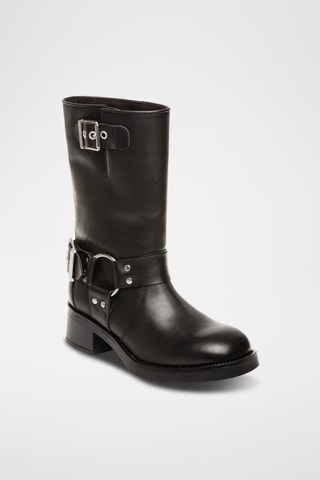 Bottines en cuir Blessing - Noir