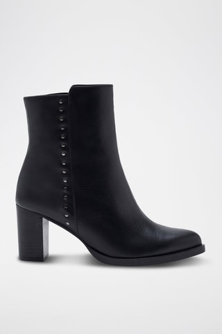 Bottines en cuir Maria - Noir
