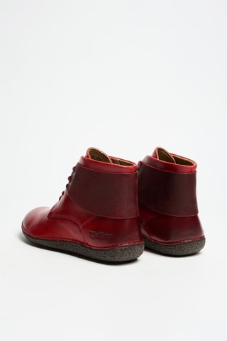 Bottines en cuir Hobbytwo - Rouge - Kickers