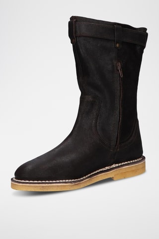Bottines en nubuck Kwork - Marron foncé - Kickers