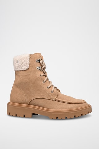 Bottines fourrées - Beige - Vanessa Wu