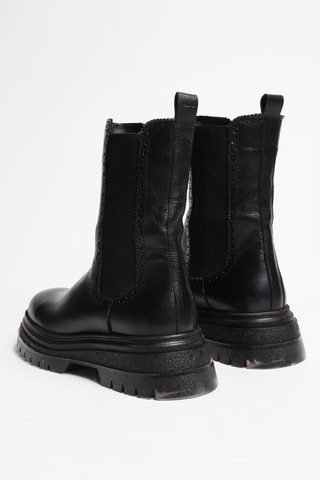Bottines Chelsea en cuir - Noir - Innuovo
