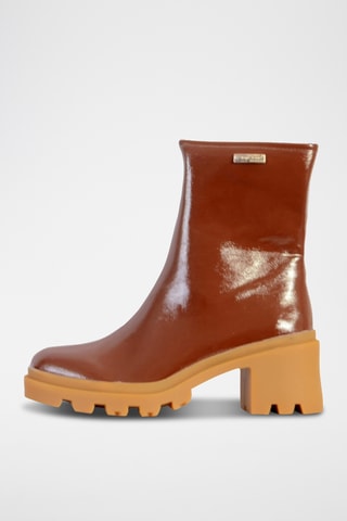 Bottines vernies - Rouge brique - Tropeziennes