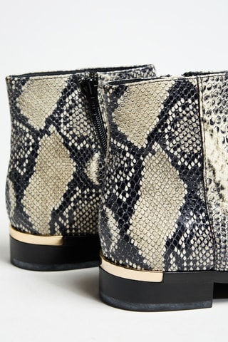 Bottines en cuir - Beige - Cosmoparis