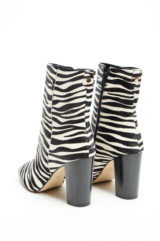 Bottines en cuir - Noir et blanc - Cosmoparis