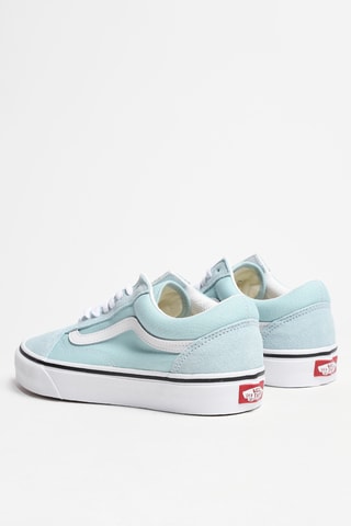 Baskets en cuir Old Skool - Ciel - Vans
