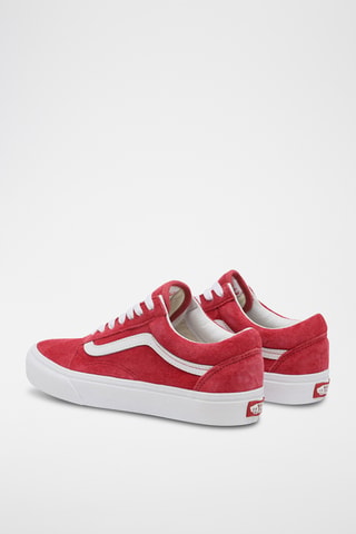 Baskets en nubuck Old Skool - Rouge - Vans