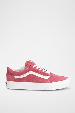Baskets en nubuck Old Skool - Rouge - Vans
