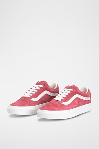 Baskets en nubuck Old Skool - Rouge - Vans
